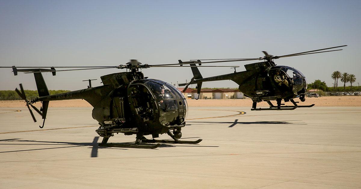 AH-6直升机
